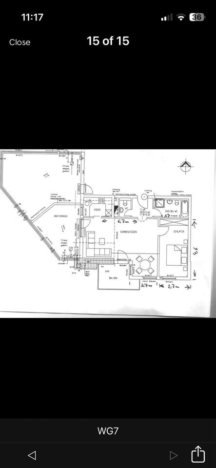 Thumbnail-DG Wohnung mit Balkon und großer Terrasse