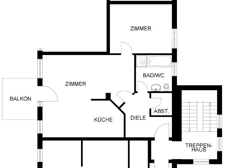 Thumbnail-Eimbeckhausen, 2 Zimmer, Balkon, Stellplatz