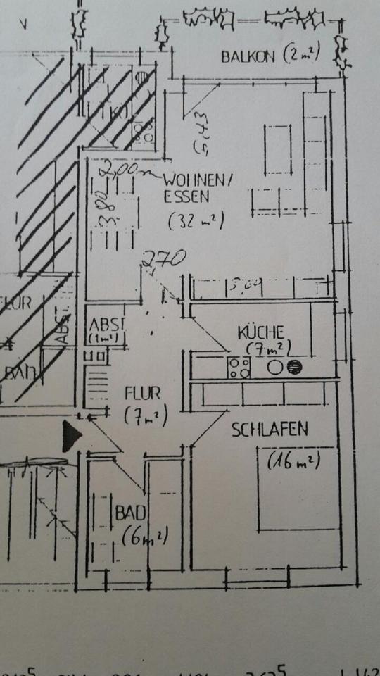 Thumbnail-OS-Wüste, schöne 2ZKBB-Wohnung, EG, 71qm, PKW-Stellplatz