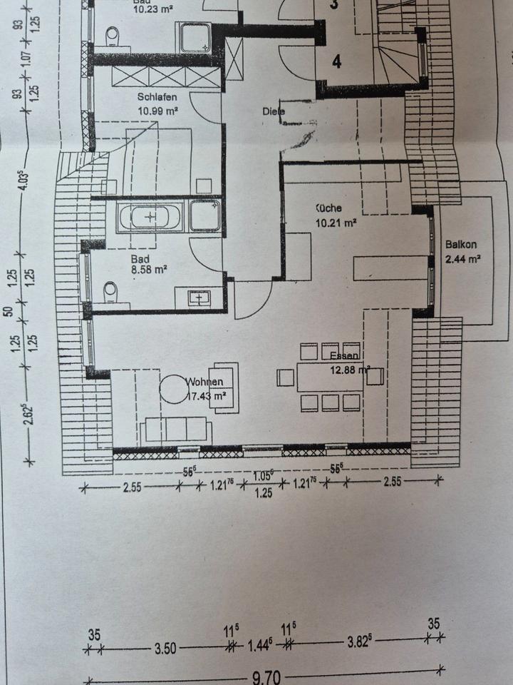 Thumbnail-Schöne helle 3 Zimmer Wohnung im Zentrum von Spelle