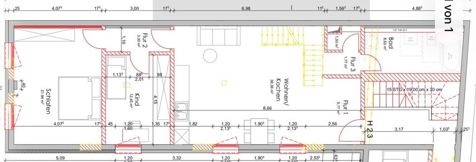 Thumbnail-Helle 3 Zimmer Wohnung mit Dachterrasse und Außenstellplatz