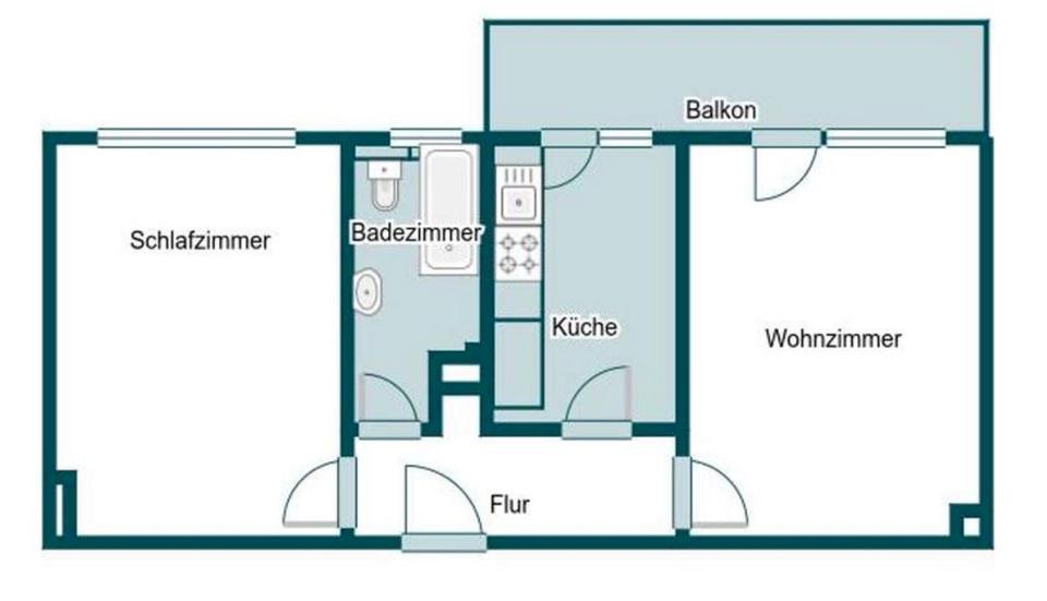 Thumbnail-Nachmieter für EG 2 Zimmer Wohnung in Oestrich-Winkel