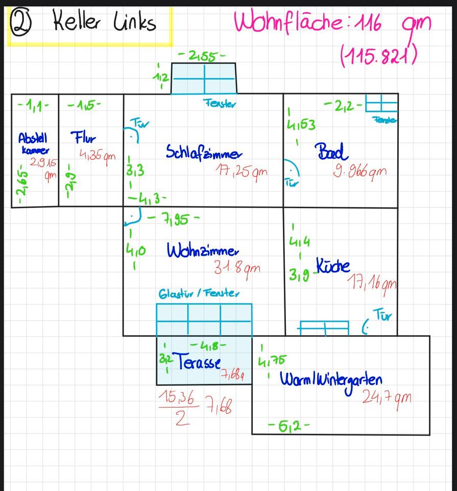 Thumbnail-45m² große Souterrainwohnung kernsaniert - Mainz Laubenheim