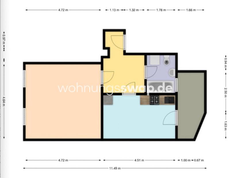 Thumbnail-Wohnungsswap - 1 Zimmer, 56 m² - Clara-Zetkin-Straße, Potsdam