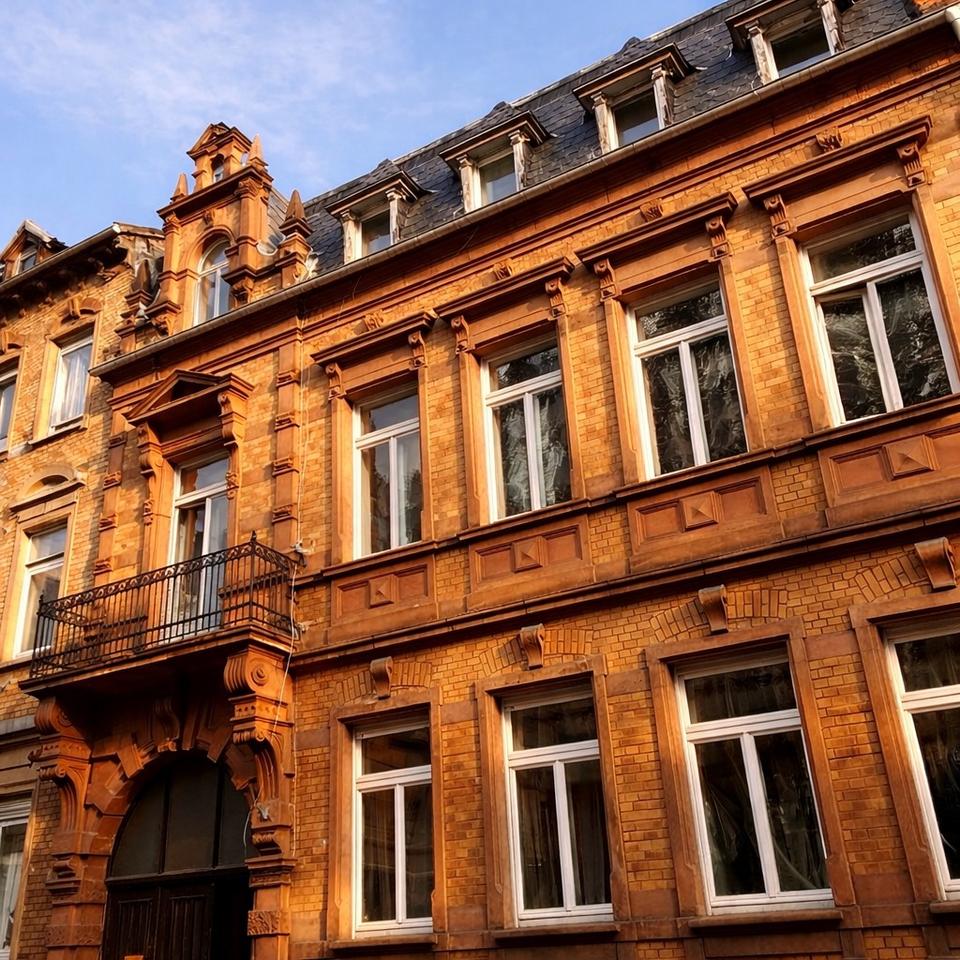 Thumbnail-Altbaucharme mit Blick auf die Haardt- Zentrale 2-Zimmer Wohnung