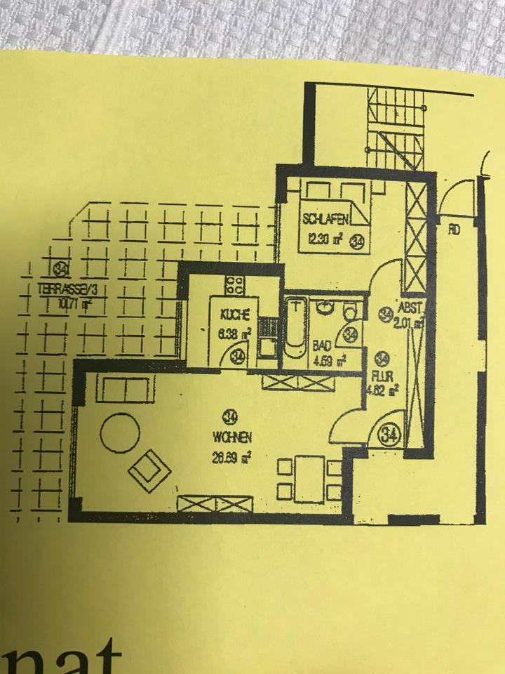 Thumbnail-Zwei-Raum-Wohnung mit Garten in Plagwitz