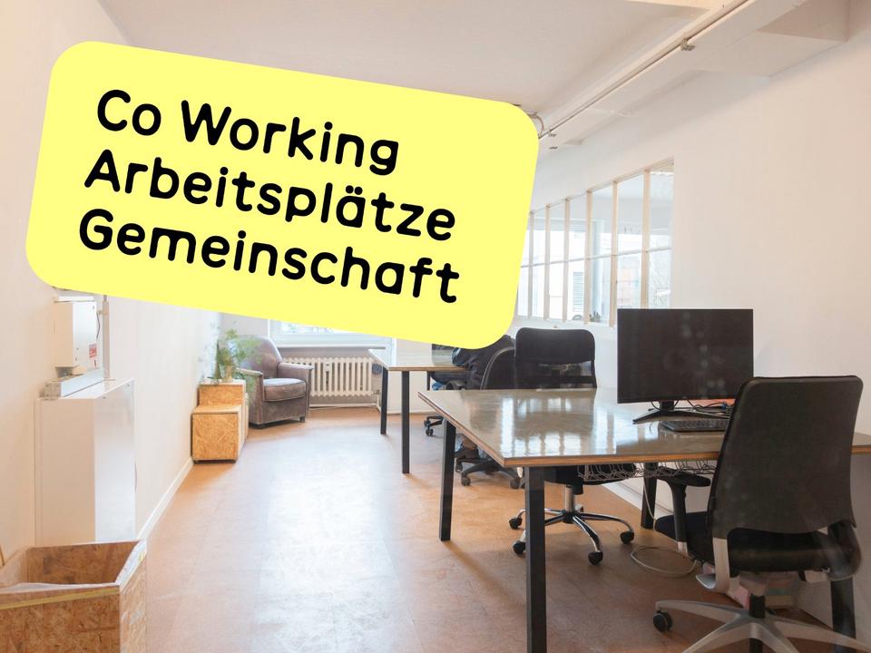 Thumbnail-Co-Working Komputerarbeitsplatz Flexdesk in Fluktus Werkstätten