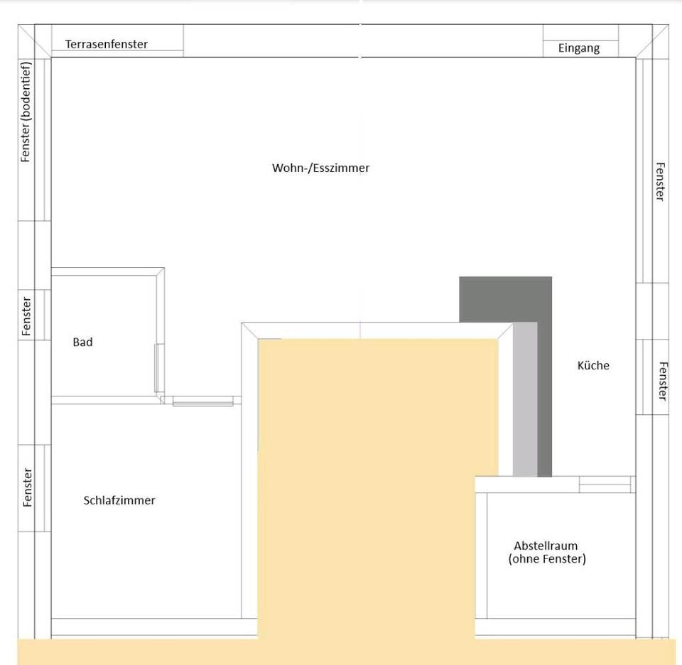 Thumbnail-2-Zi. Wohnung ca. 53 m² ab 1.5.2026 zu vermieten