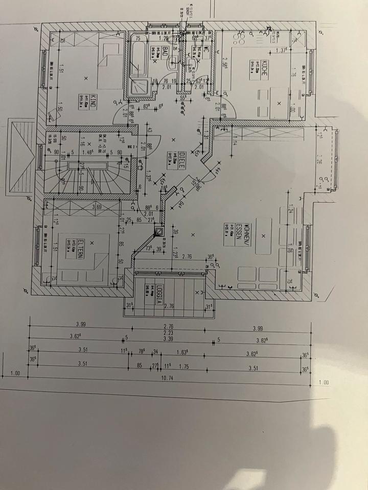 Thumbnail-Wohnung 3 Zimmer , Küche Bad ,Balkon 89qm
