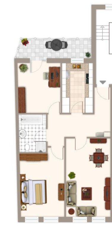 Thumbnail-3-Raum-Wohnung mit EBK und Balkon ab 01.06.26