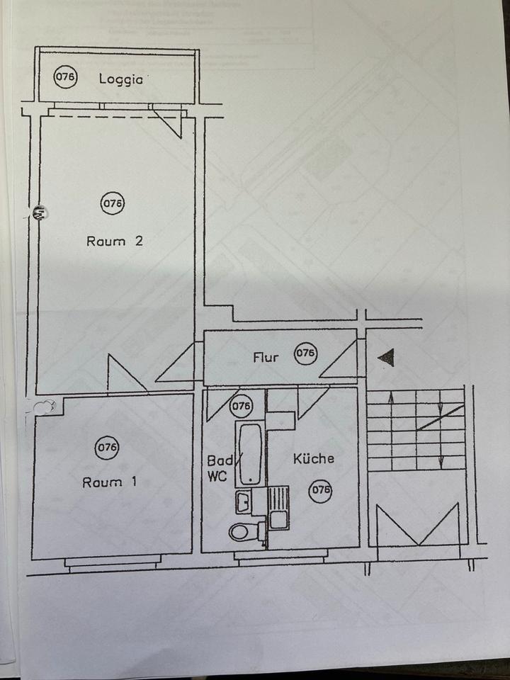 Thumbnail-Kapitalanlage in Dresden Laubegast, sanierte 2 Zi. WE mit Balkon