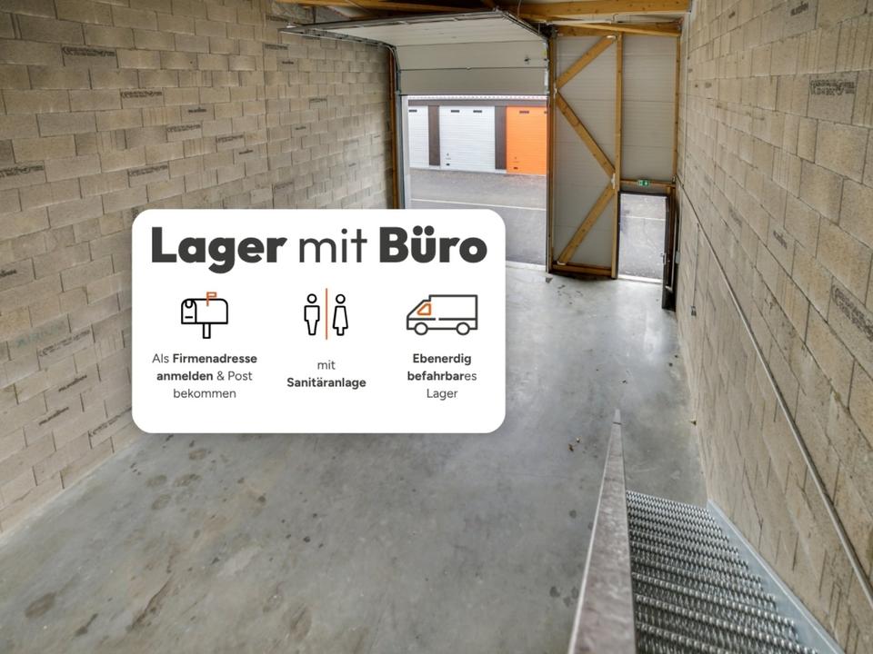 Thumbnail-145m² Lager mit Büro, Gewerbeflächen in Hagen zur Miete!