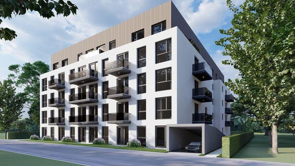 Thumbnail-Bester Energiestandard! Moderne 1-Zi-Wohnung mit Balkon und Küche - KFW 40 NH