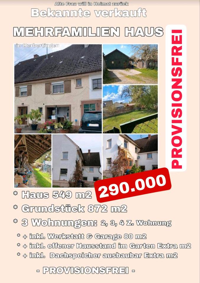 Thumbnail-RABATTLandhaus-290.000€-872m2Grund-549m2Wohnfläche,PROVISIONSFREI