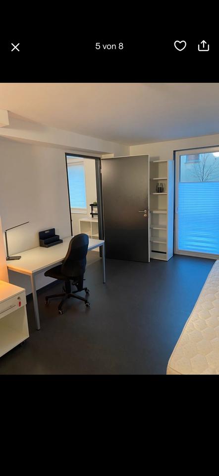 Thumbnail-Wohnung Studentenwohnheim Untermiete Modern Großes Bad Küche