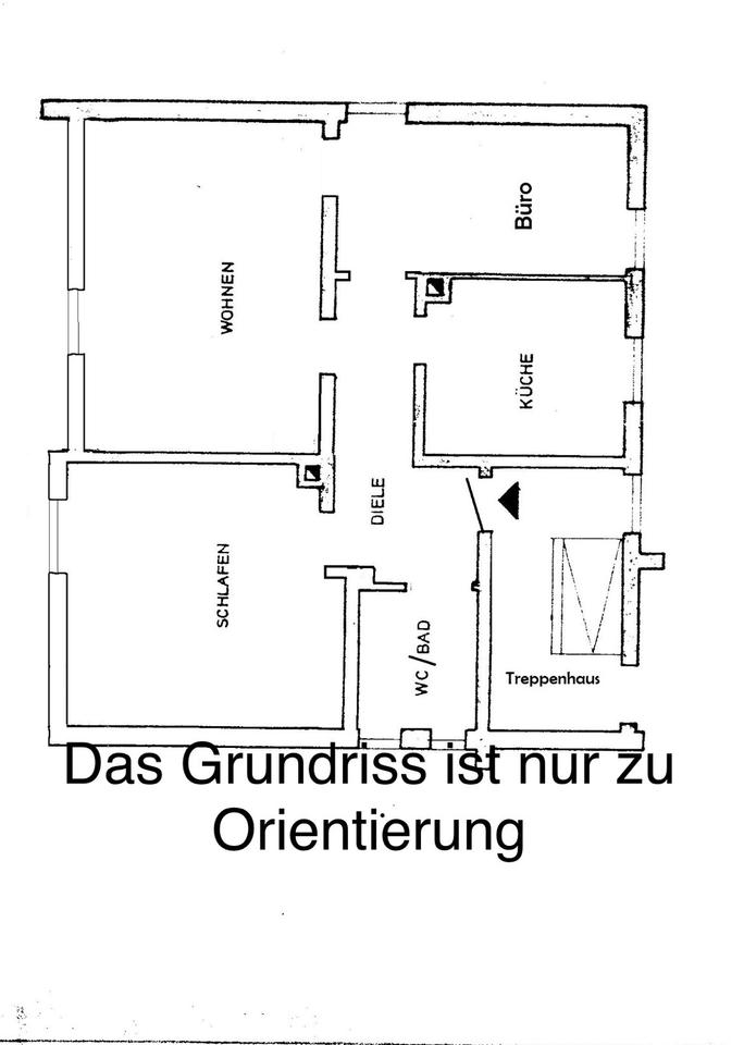 Thumbnail-Neu renovierter Dachgeschosswohnung 3-Zimmer ca: 60 m²
