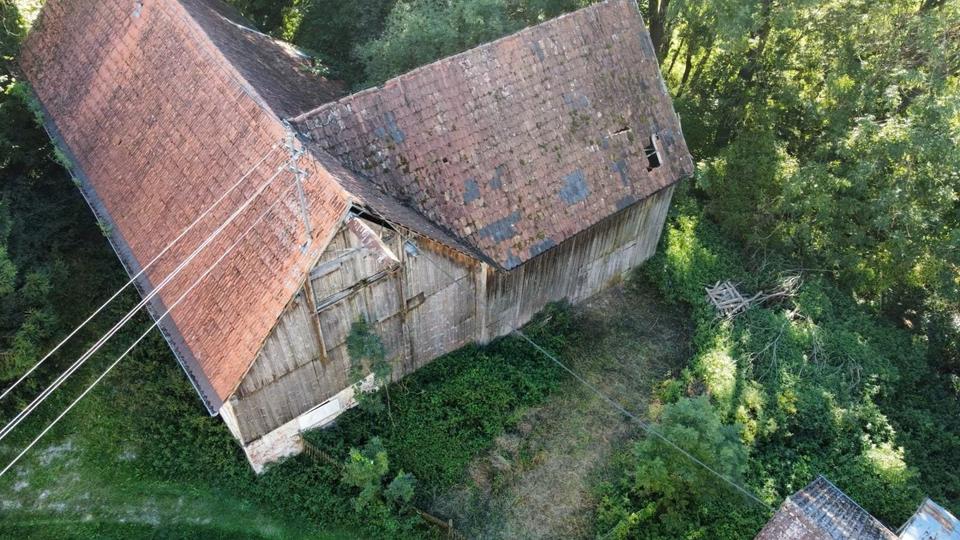 Thumbnail-1000m² Bau Grundstück mit Wohnhaus Scheune & eigenem Wald 1200m²