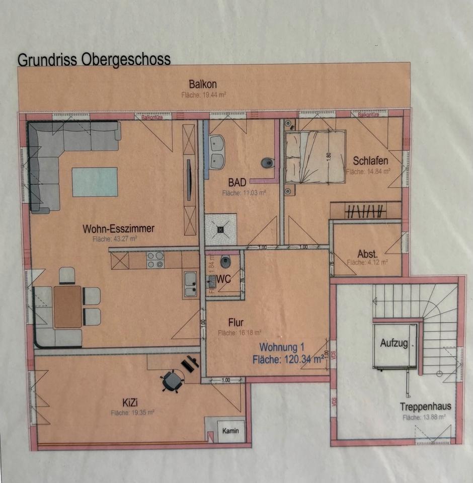 Thumbnail-3,5 Zimmer Wohnung in Oberstdorf zu vermieten