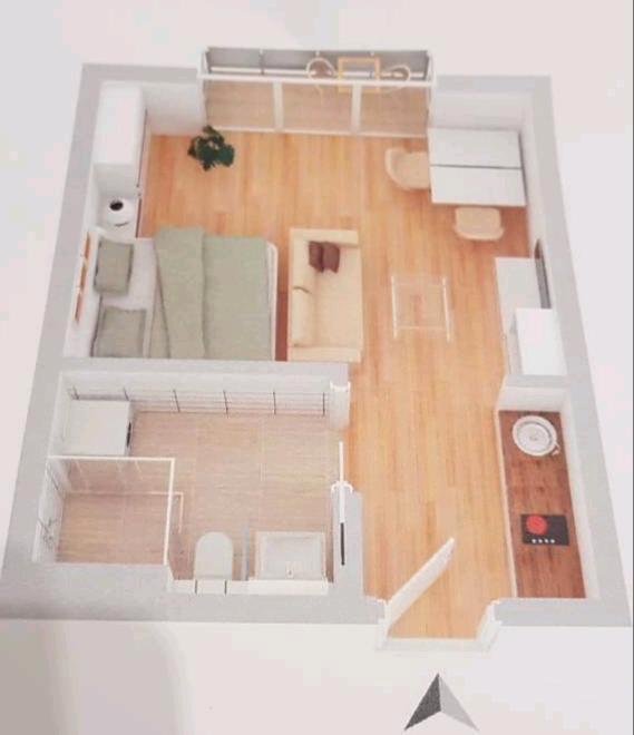 Thumbnail-Bad GöggingBetreutes Wohnen ab sofort Einzimmer-Wohnung