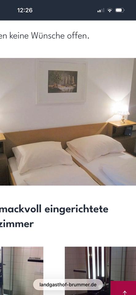 Thumbnail-Teilmöbliertes Hotelzimmer monatsweise zu vermieten