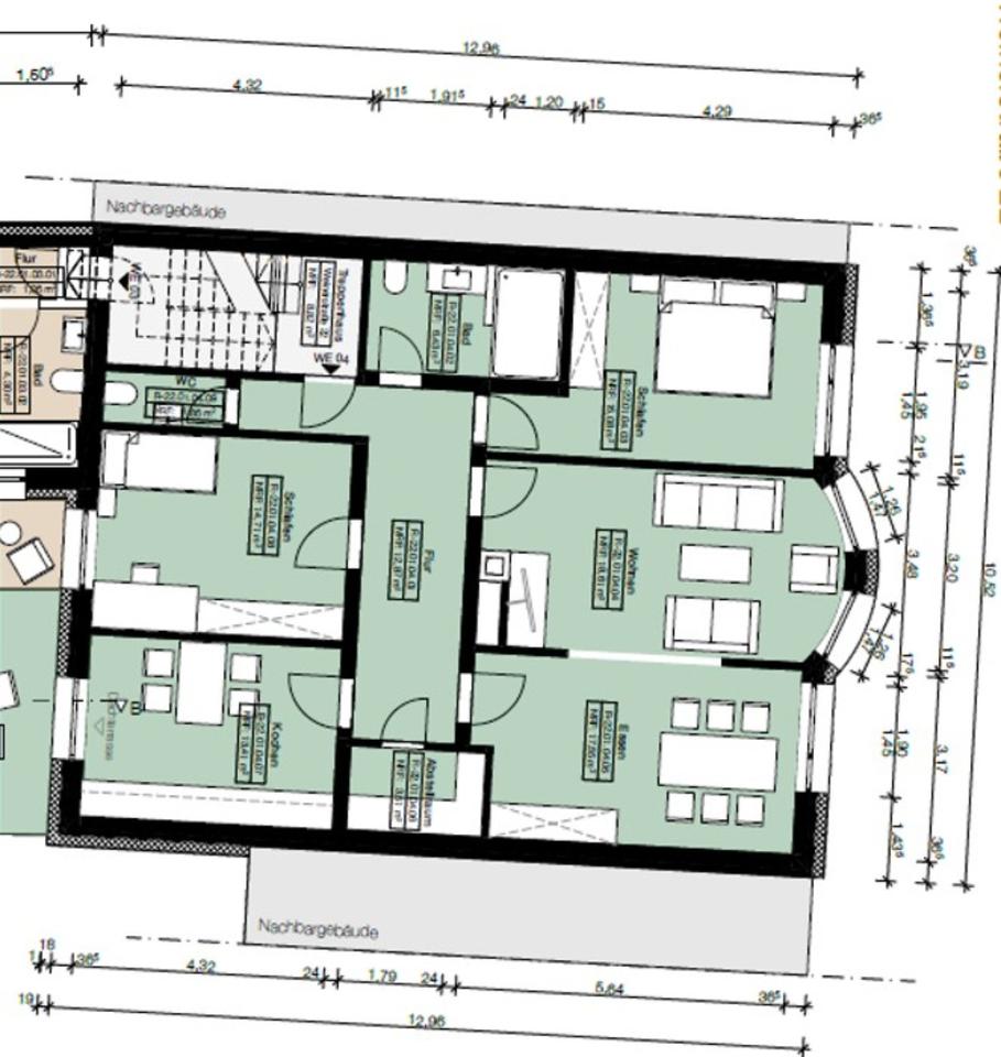 Thumbnail-Zentral gelegene schöne 3 Zimmer Wohnung mit Dachterrasse