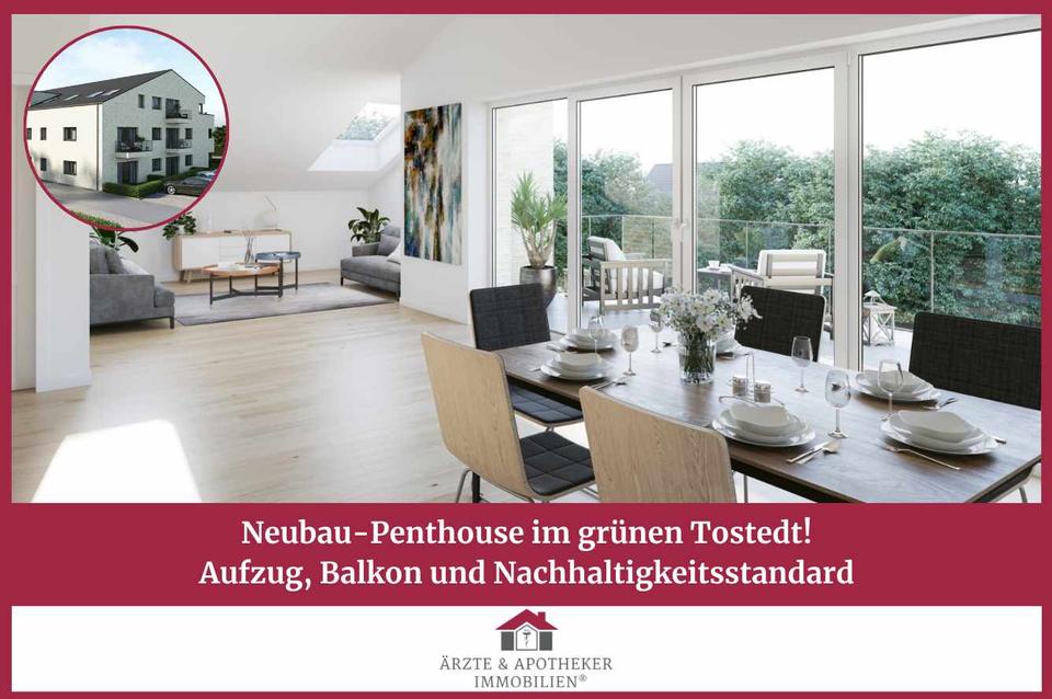 Thumbnail-Neubau-Penthouse im grünen Tostedt! Aufzug, Balkon & Nachhaltigkeitsstandard