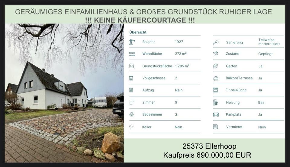 Thumbnail-Geräumiges Einfamilienhaus auf großen Grundstück in ruhige Lage