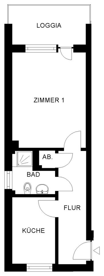 Thumbnail-Gemütliche 1-Zimmer-Wohnung in Attendorn für Senioren