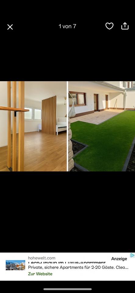 Thumbnail-Möbliertes 1-Zimmer-Appartement mit Stellplatz zur Miete