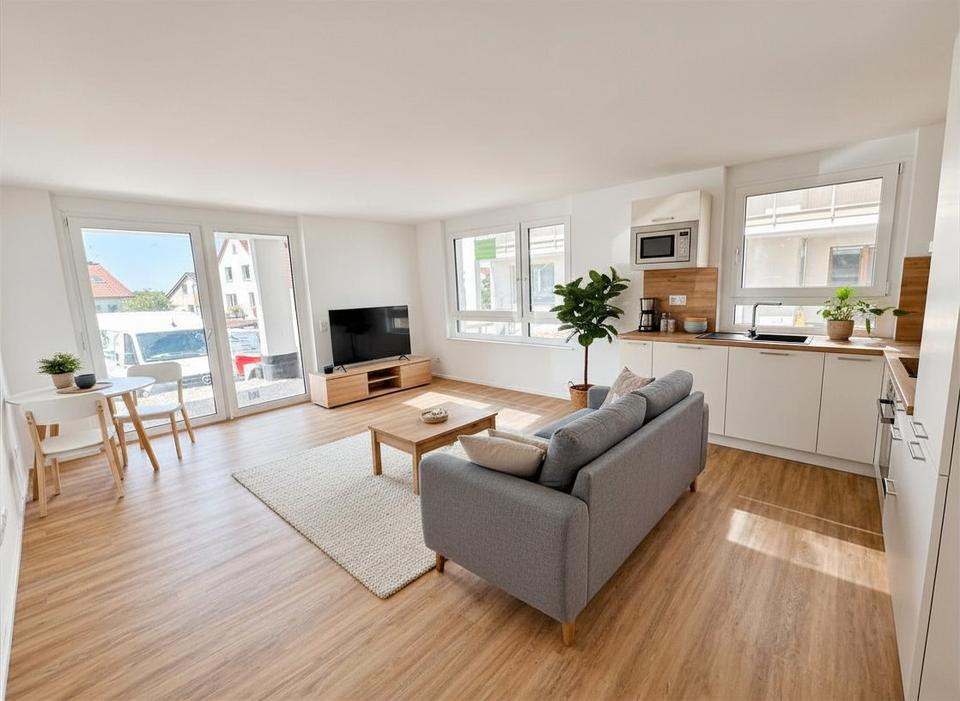 Thumbnail-Modern. Ruhig. Grün. 2,5 Zimmer Neubauwohnungen mit großem Balkon oder Terrasse in traumhafter Feldrandlage