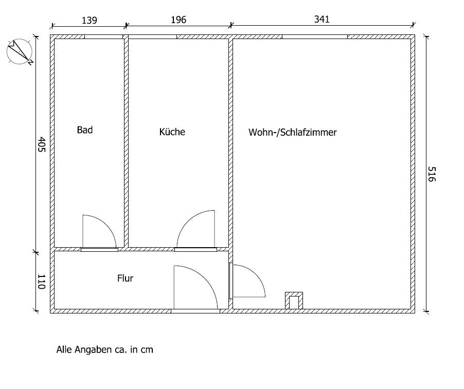 Thumbnail-Einraumwohnung in Callenberg OT Langenberg