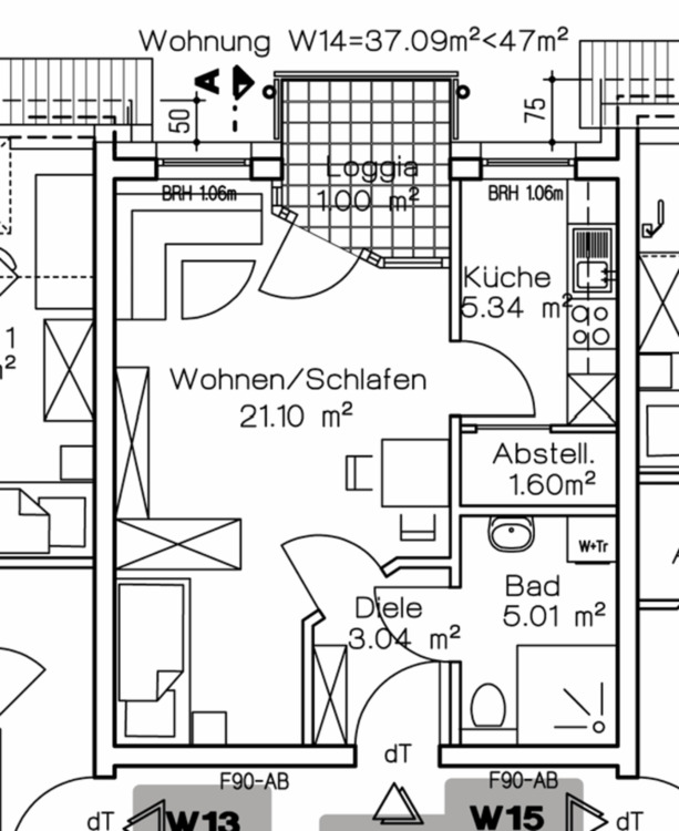 Thumbnail-barrierearme DG-Wohnung 37 qm