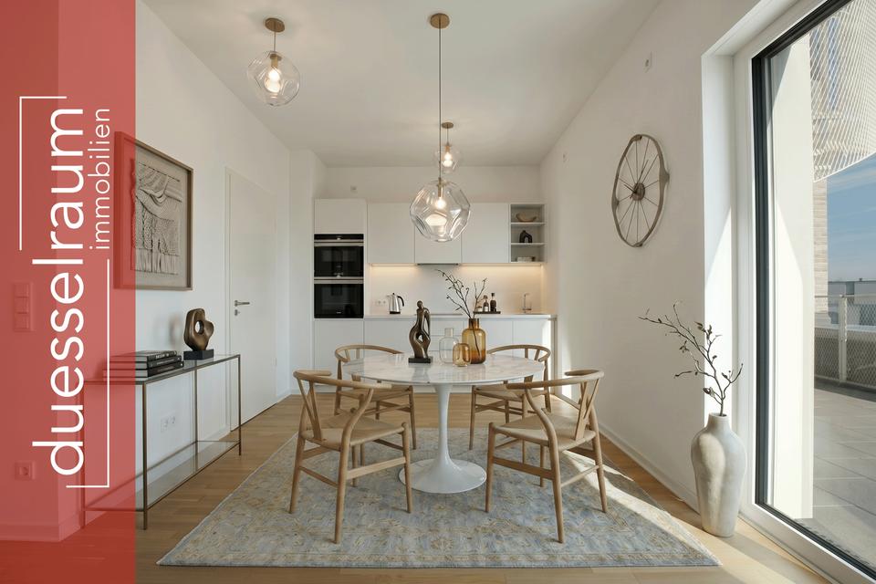 Thumbnail-Düsseldorf-Derendorf: Penthouse im Quartier maxfrei – Großzügiges Wohnen mit Weitblick!