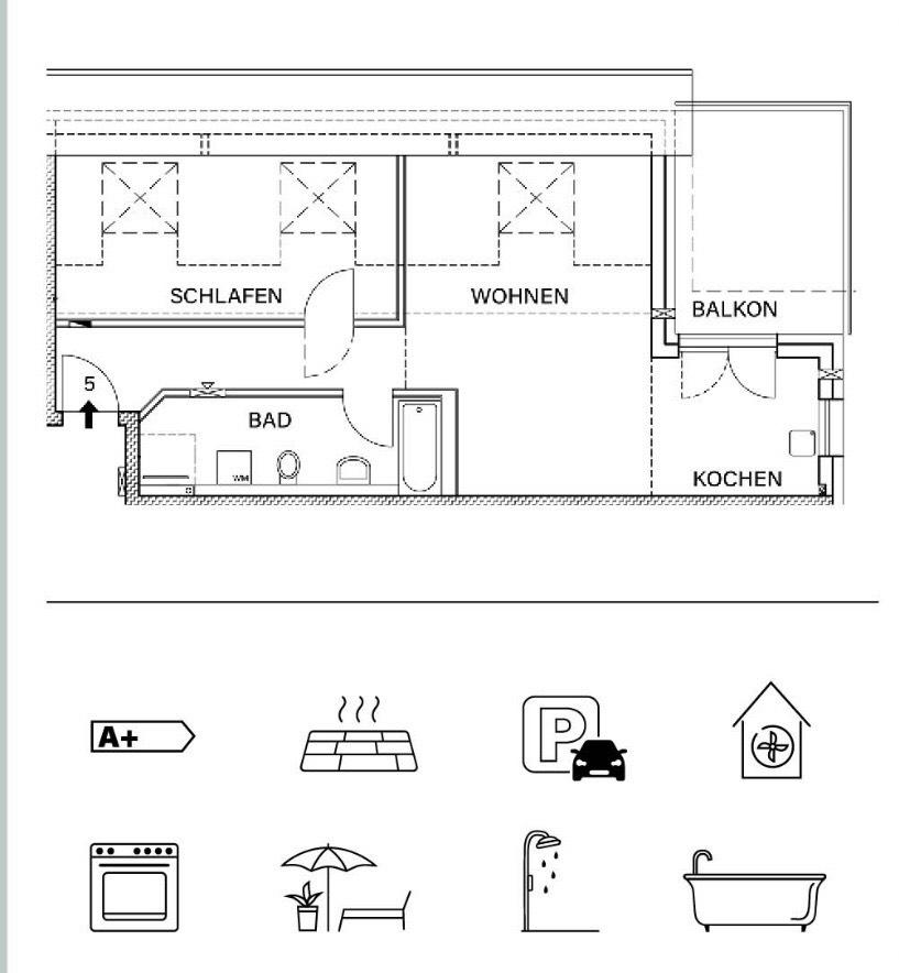 Thumbnail-2-Zimmer Dachgeschosswohnung in Würzburg Heidingsfeld