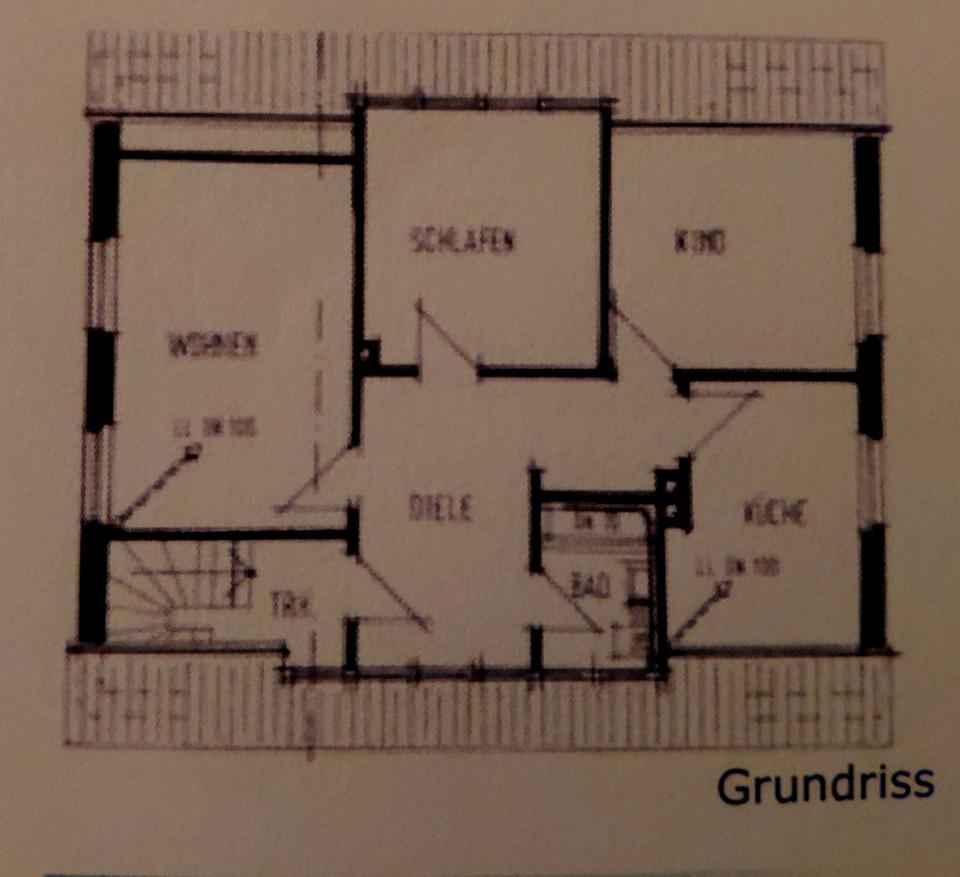 Thumbnail-Wohnung im 1. OG eines Zweifamilienhauses in Borth