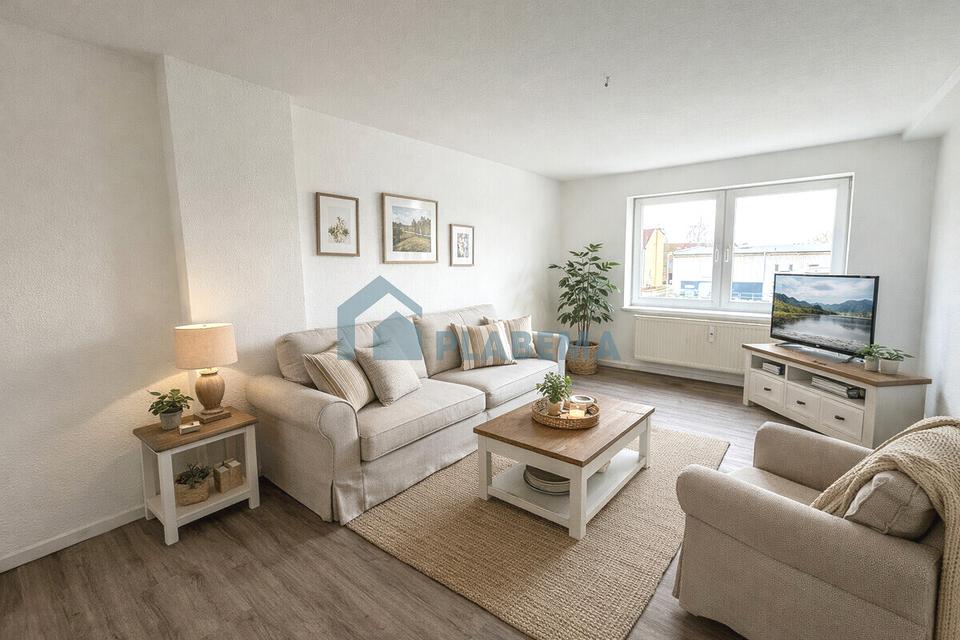 Thumbnail-Modernisierte 2-Zimmer-Wohnung mit Einbauküche und Bad mit Wanne