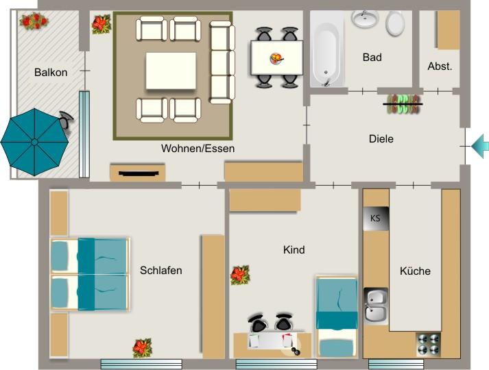 Thumbnail-3-Zimmer-Wohnung in Dortmund Schüren