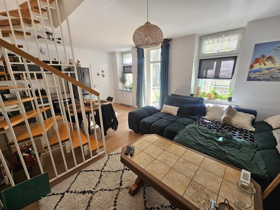 Thumbnail-Wundervolle Maisonettewohnung in Buckau inkl. offener Raumgestaltung+2 Balkone+Bad mit Wa&Du+GästeWC