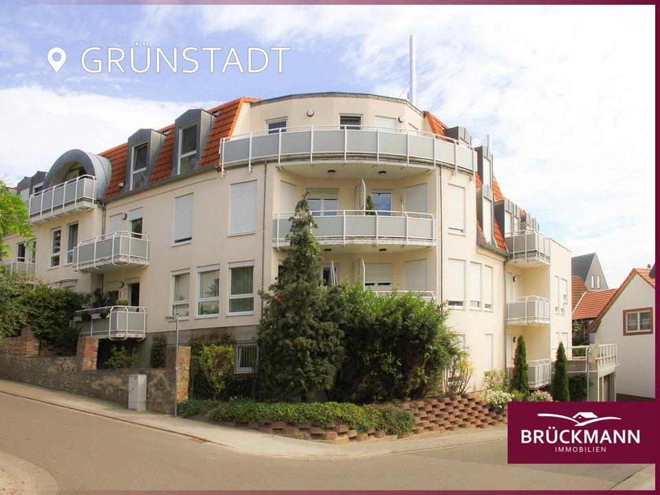 Thumbnail-2-ZKB Etagenwohnung mit Westbalkon und Aufzug in zentraler Lage von Grünstadt