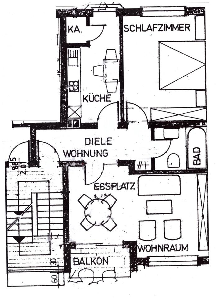 Thumbnail-Bergneustadt: 2-.Zimmerwohnung im Stadtzentrum