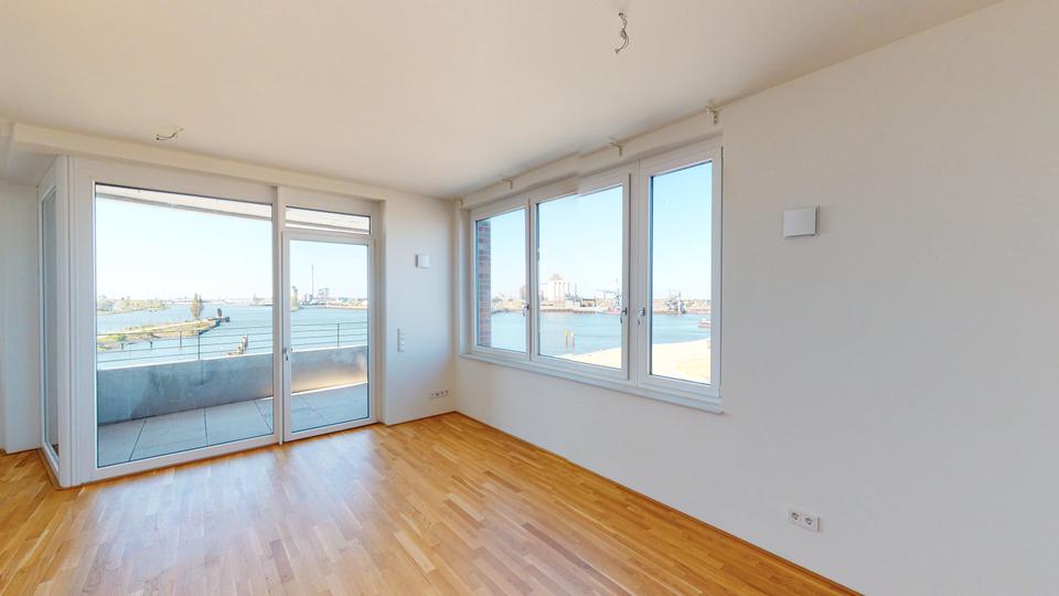 Thumbnail-Moderne 2-Zimmer-Wohnung mit Weserblick