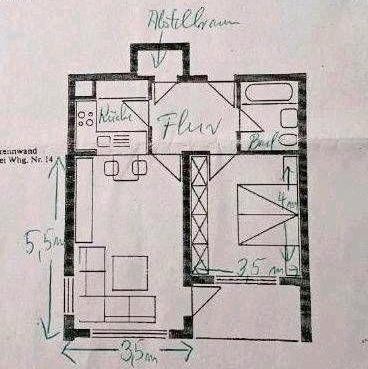 Thumbnail-Biete 2 Zimmer Wohnung ab 1. 08.26 in Konstanz Petershausen!