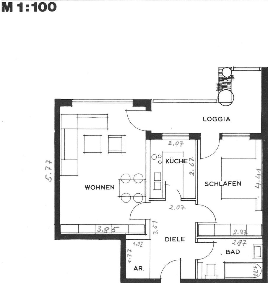 Thumbnail-Bezugsfertige 2-Zimmer Eigentumswohnung, 60qm