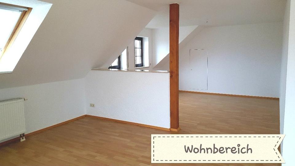 Thumbnail-große, helle 2-Raum-Wg ab 01.Aug. zu vemieten, 81,4 m² mit Balkon