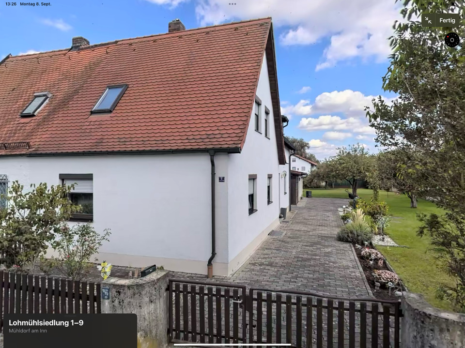 Thumbnail-Doppelhaushälfte mit großem Grundstück