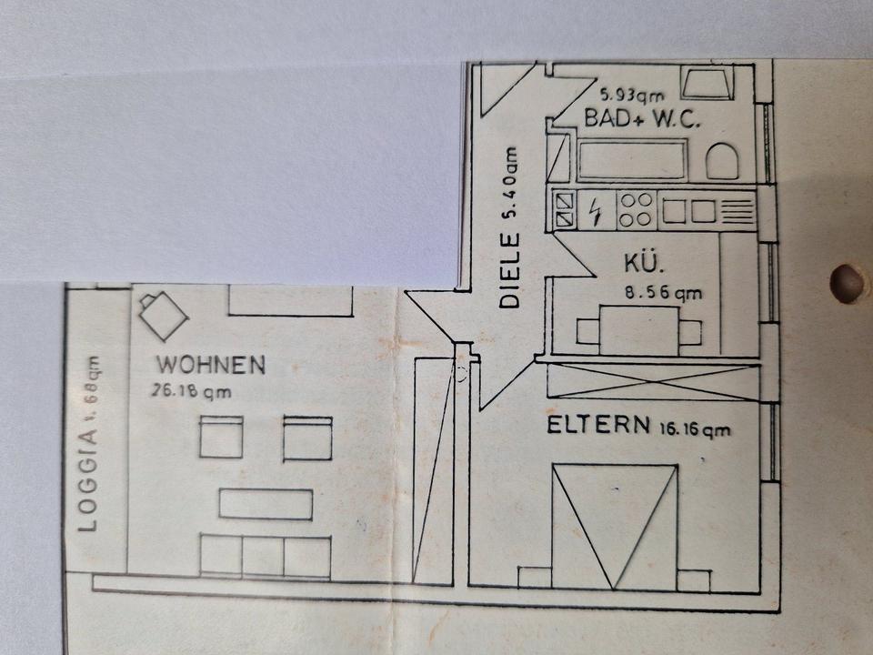 Thumbnail-2‑Zimmer‑Wohnung in Neusäß – Nähe Uniklinik | 62 m² | Tiefgarage