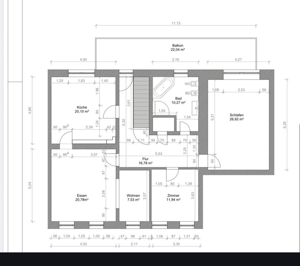 Thumbnail-Wohnung 130m2 3 Zimmer