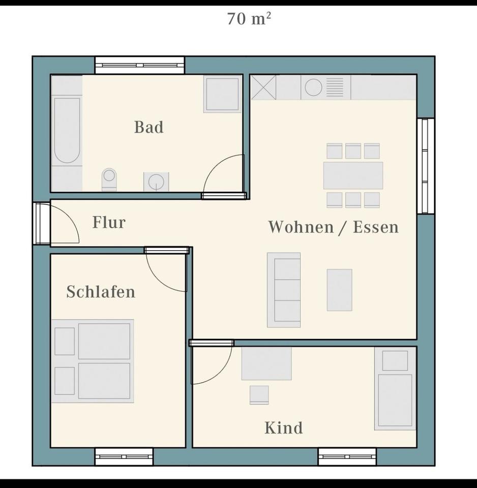 Thumbnail-Wohnung zu vermieten in Zellhausen