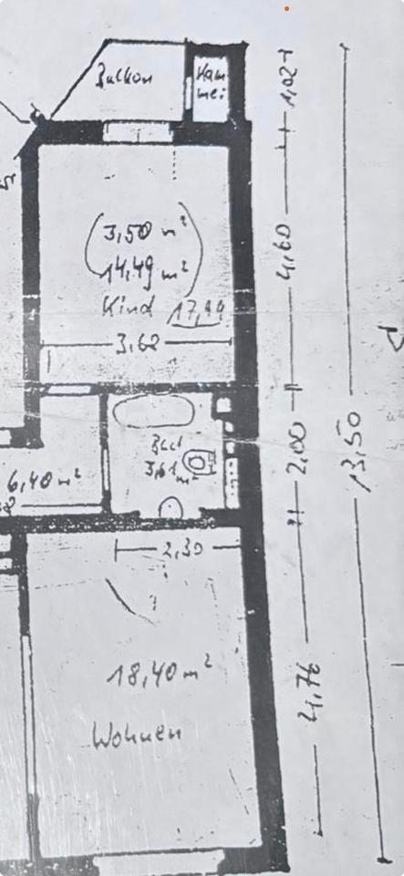 Thumbnail-Neu sanierte Zweizimmerwohnung Tattersallstraße inkl. Stellplatz
