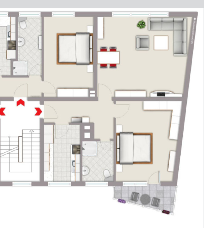 Thumbnail-gemütliche zwei Zimmerwohnung ab 01.05 in Schleswig zu vermieten